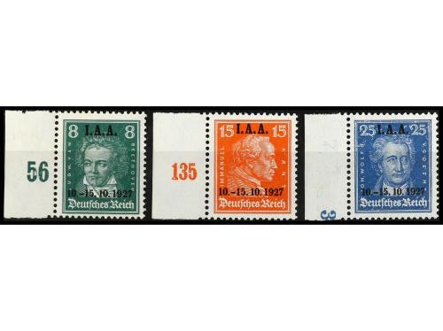 ** Ed. 398/400. SERIE COMPLETA, 3 valores. LUJO. Cat. 255&euro;. 