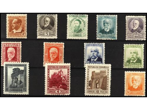 ** ESPAÑA. Ed. 662/75. SERIE COMPLETA, 13 valores. 25 cts. y