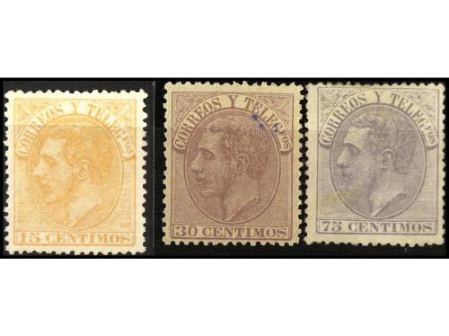(*) ESPAÑA. Ed. 210/2. SERIE COMPLETA, 3 valores. Ejemplares