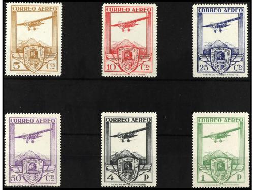 * ESPAÑA. Ed. 483/8. SERIE COMPLETA, 6 valores. Centrados de
