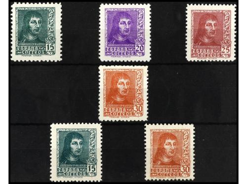 ** ESPAÑA. Ed. 841/4A. SERIE COMPLETA, 6 valores. Bien centr