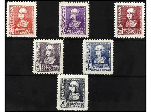 ** ESPAÑA. Ed. 855/60. SERIE COMPLETA, 6 valores. Bien centr