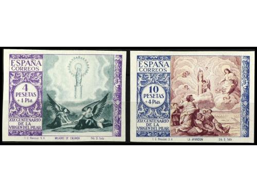 * ESPAÑA. Ed. 901/2ccs. 4 y 10 pts. COLORES CAMBIADOS. 2 val