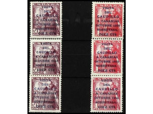 ** ESPAÑA. Ed. 1083A/B, 1088/89 y 1088/89he. CANARIAS CORREO