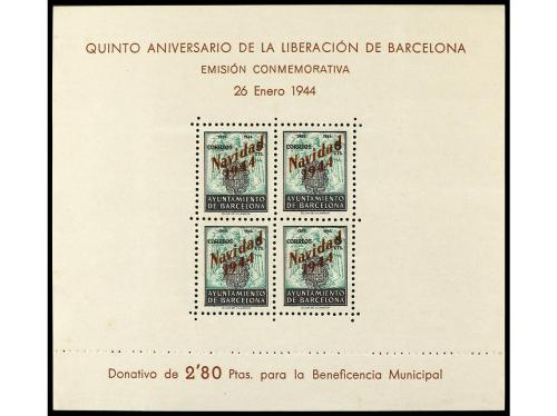 ** ESPAÑA: AYUNTAMIENTO DE BARCELONA. Ed. NE 25/6, 29/30 y 3