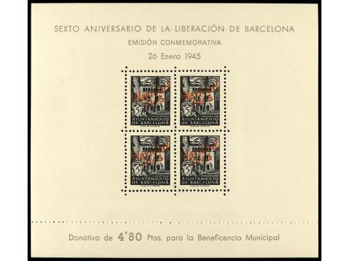 ** ESPAÑA: AYUNTAMIENTO DE BARCELONA. Ed. NE 25/6, 29/30 y 3