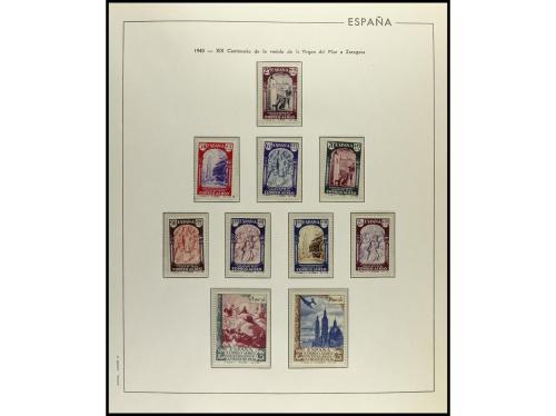 ESPAÑA. ESTAD0 ESPAÑOL. Colección en 6 álbumes Edifil de pie