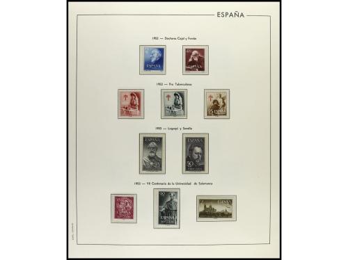 ESPAÑA. ESTAD0 ESPAÑOL. Colección en 6 álbumes Edifil de pie