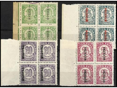 ** ESPAÑA. Ed. 746/9M (4). SERIE COMPLETA a falta del 5 cts.