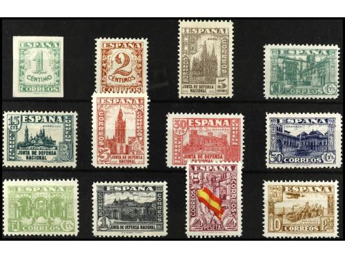 * ESPAÑA. Ed. 802/13. SERIE COMPLETA. 12 valores. Bien centr