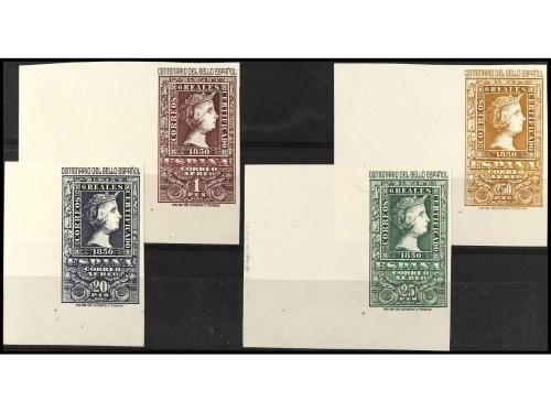 * ESPAÑA. Ed. 1079/82. CENTENARIO. Serie de correo aéreo. 4 