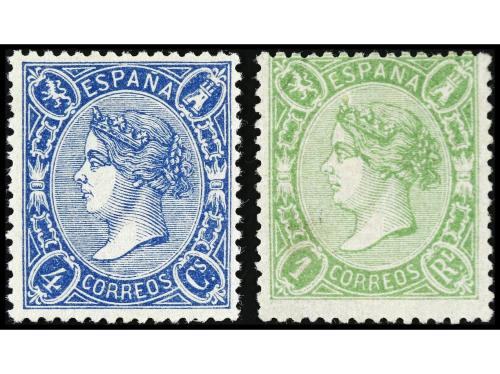 (*) ESPAÑA. Ed. 78. 1 real verde. Bien centrado para la emis