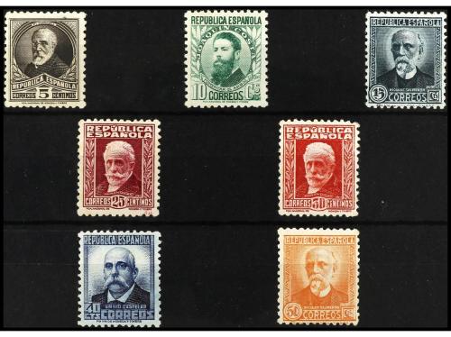 ** ESPAÑA. Ed. 655/61. SERIE COMPLETA. 7 valores. Cat. 400&euro;.