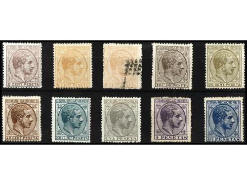*/(*) ESPAÑA. Ed. 190/92 y 194/9. SERIE a falta del 20 c. Bu