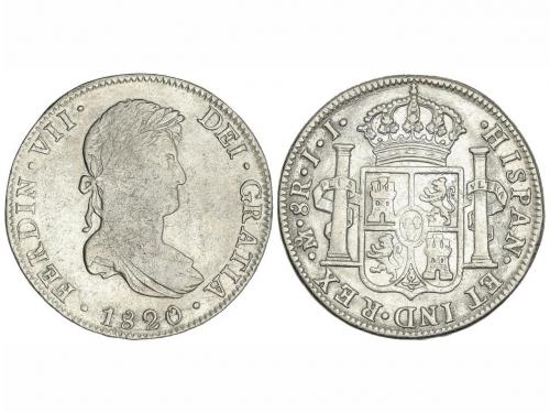 FERNANDO VII. 8 Reales. 1820. MÉXICO. J.J. 26,69 grs. AC-13