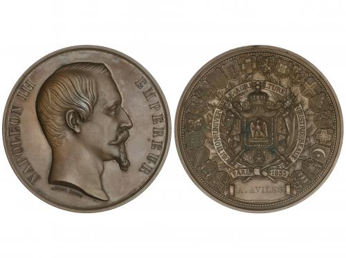 FRANCIA. Exposición Universal. Medalla 2ª Clase. 1855. NAPOL