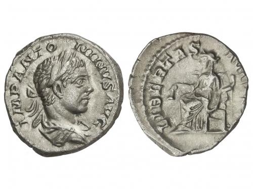 IMPERIO ROMANO. Denario. 219-220 d.C. HELIOGÁBALO. Anv.: IMP