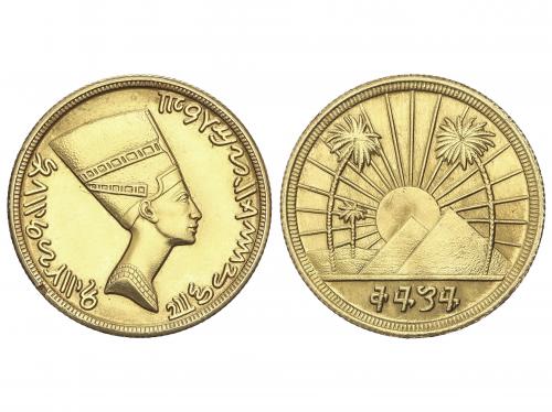EGIPTO. Medalla Nefertiti. 1434 d.H. (2012). Anv.: Busto de 