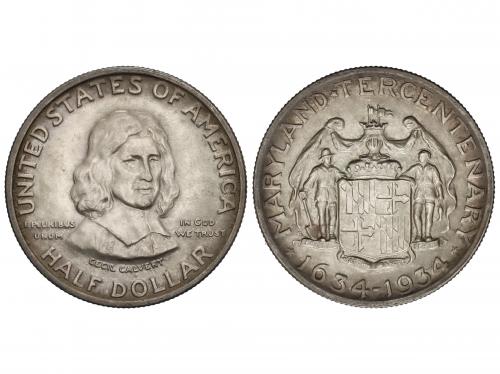 ESTADOS UNIDOS. 1/2 Dollar. 1934. 12,52 grs. AR. III Centena