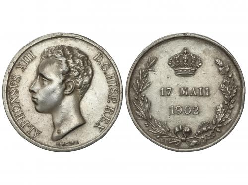 ALFONSO XIII. Medalla Proclamación. 17 Mayo 1902. MADRID. 13