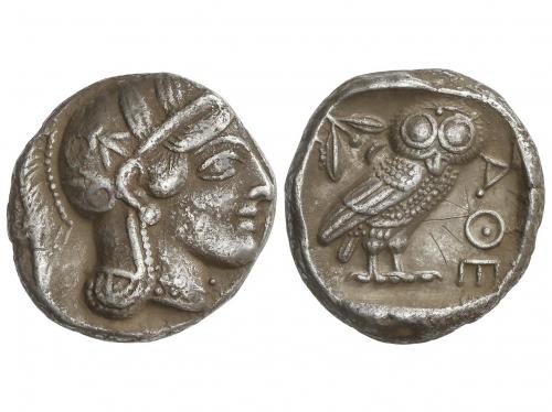 MONEDAS GRIEGAS. Tetradracma. 454-404 A.C. ATENAS. ATICA. An
