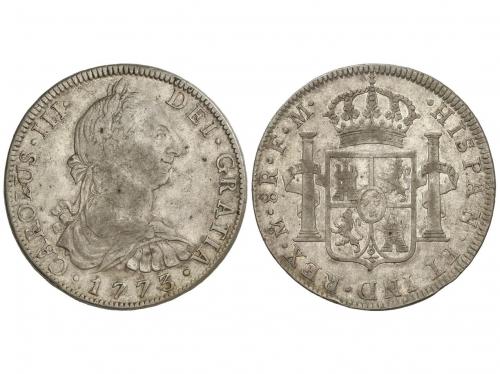 CARLOS III. 8 Reales. 1773. MÉXICO. F.M. 26,79 grs. AC-1107.