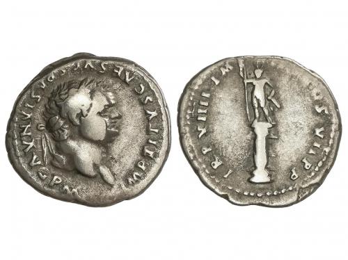 IMPERIO ROMANO. Denario. 79 d.C. TITO. Anv.: IMP. TITVS CAES