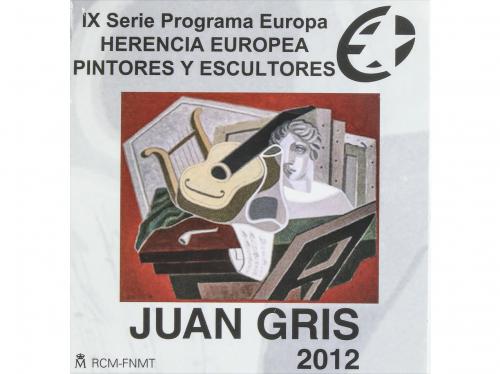 JUAN CARLOS I. 10 Euro. 2012. HERENCIA EUROPEA PINTORES Y ES