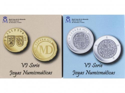 JUAN CARLOS I. Serie 2 monedas 10 y 20 Euro. 2015. VI JOYAS 
