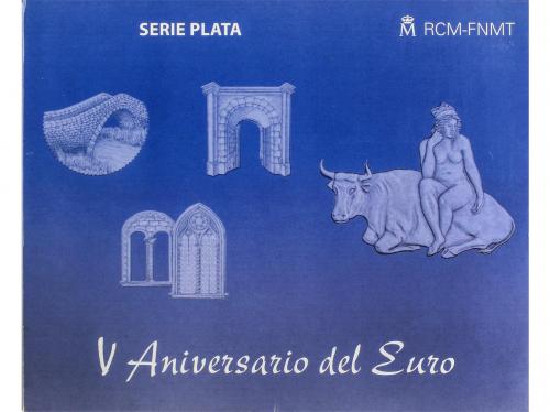 JUAN CARLOS I. Serie 4 monedas 10 (3) y 50 Euros. 2007. V AN
