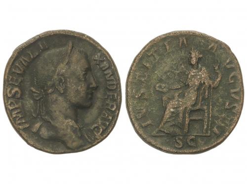 IMPERIO ROMANO. Sestercio. 222-231 d.C. ALEJANDRO SEVERO. An