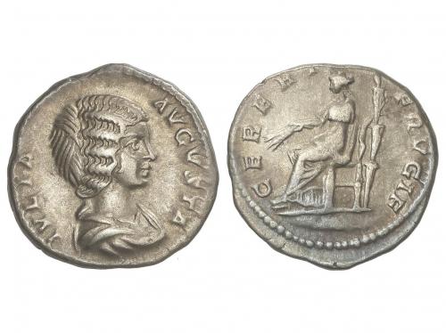 IMPERIO ROMANO. Denario. 196-211 d.C. JULIA DOMNA. Anv.: IVL