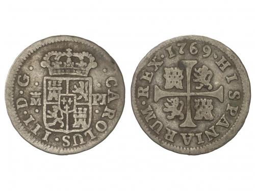 CARLOS III. 1/2 Real. 1769. MADRID. P.J. 1,29 grs. AC-154. M