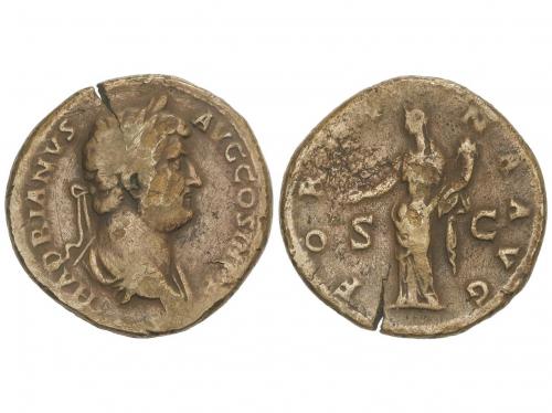 IMPERIO ROMANO. Sestercio. 117-138 d.C. ADRIANO. Anv.: HADRI