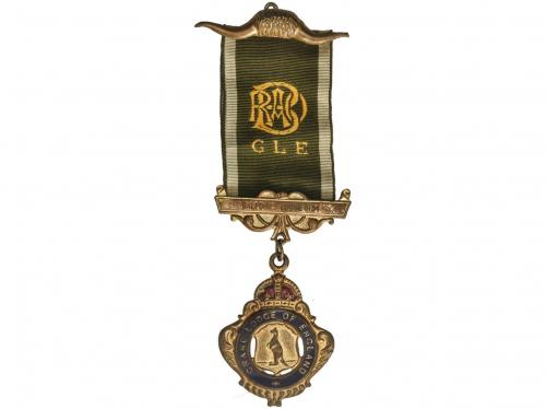 MEDALLAS EXTRANJERAS. Gran Lodge of england 6-8-1953. 1953. 