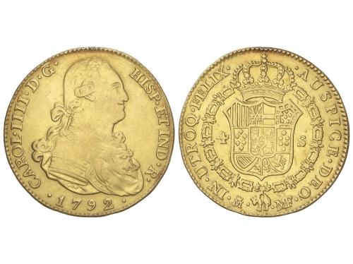 CARLOS IV. 4 Escudos. 1792. MADRID. M.F. 13,37 grs. (Leves r