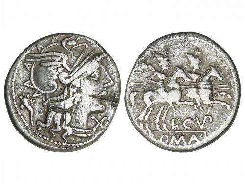 REPÚBLICA ROMANA. Denario. 147 a.C. CUPIENNIA. L. Cupienius