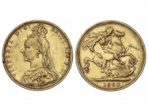AUSTRALIA. Sovereign. 1888-M. VICTORIA. MELBOURNE. 7,90 grs.