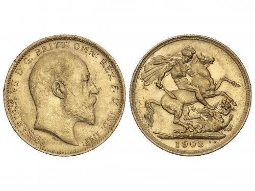 AUSTRALIA. Sovereign. 1903. EDWARD VII. 7,98 grs. AU. (Peque