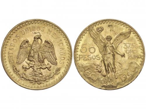 MÉXICO. 50 Pesos. 1946. 41,64 grs. AU (900). Centenario Inde