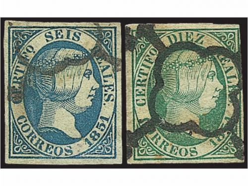 ° ESPAÑA. Ed. 2/5. 12 cu. , 5, 6 y 10 r. 4 Bonitos sellos p