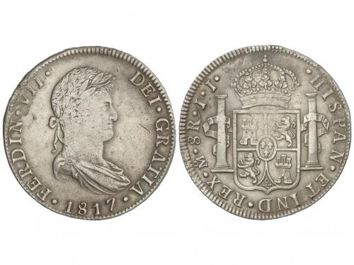 FERNANDO VII. 8 Reales. 1817. MÉXICO. J.J. 26,82 grs. Acuñac